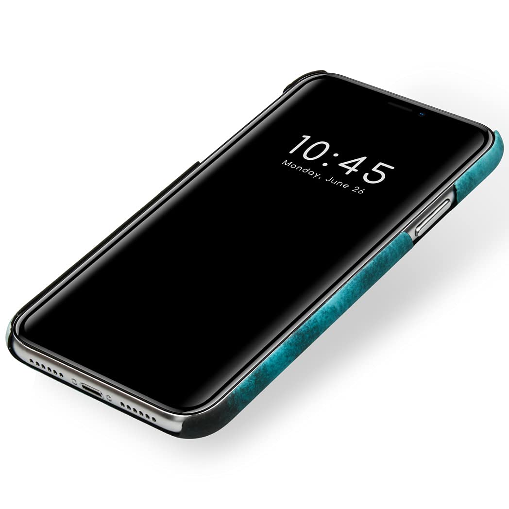 SELENCIA Coque arrière Maya Fashion iPhone 11 bleu air fine mate