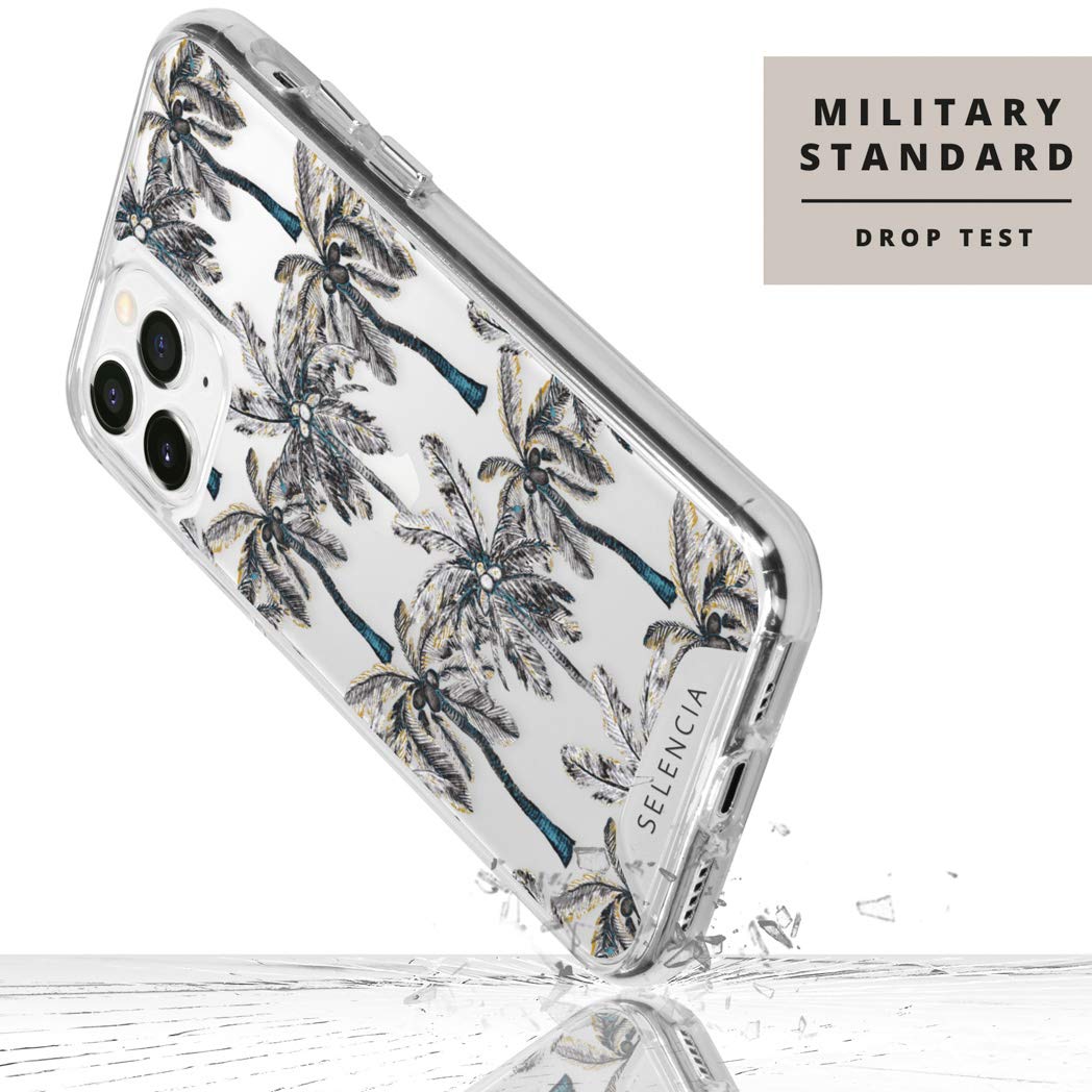 SELENCIA Zarya Fashion Back Cover coque iPhone 11 Pro Palmtree antichoc