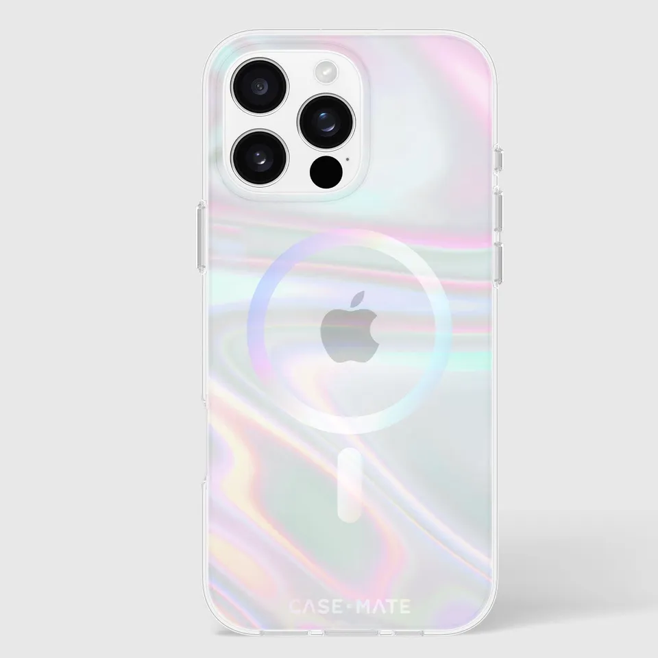 CASE-MATE Phone Cases Soap Bubble MagSafe iPhone 16 Pro Max coque irisée