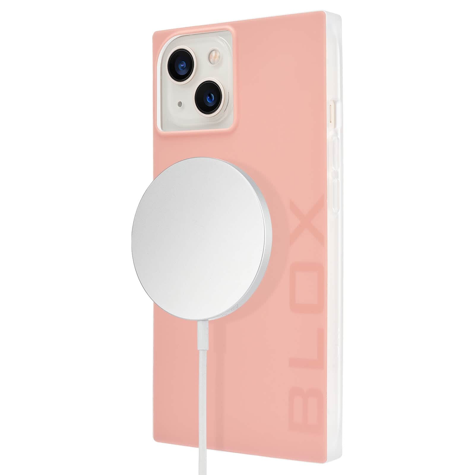 CASE-MATE Phone Cases BLOX Matte iPhone 13 coque rose MagSafe
