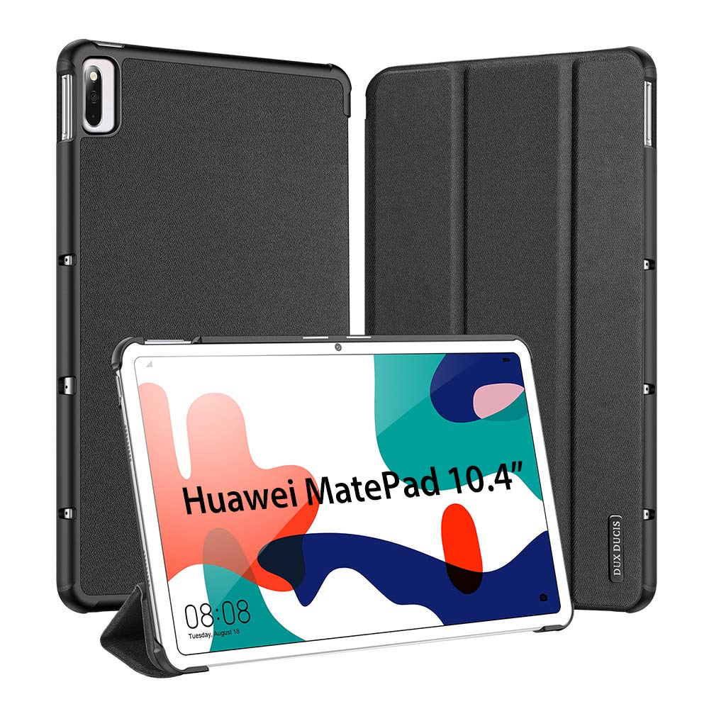 Dux Ducis Domo Series coque Huawei MatePad 10.4 noire support