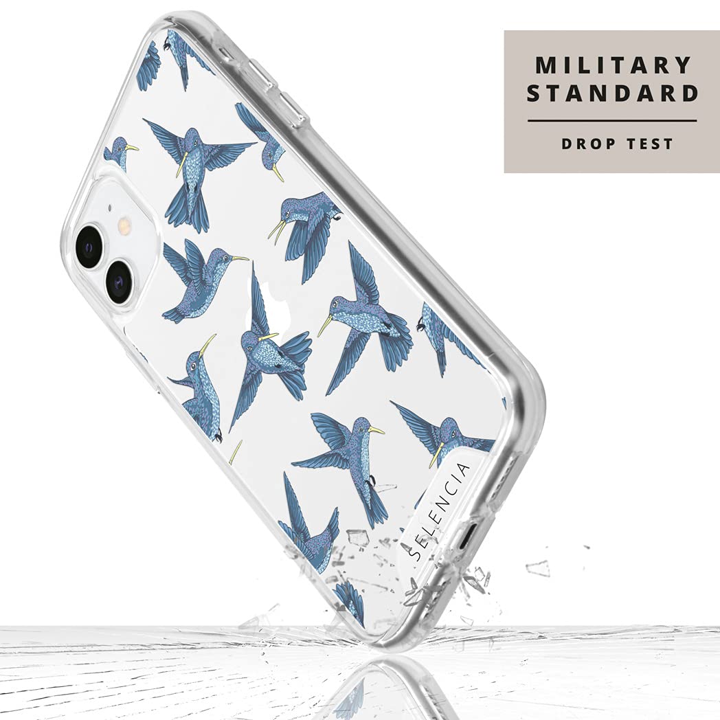 SELENCIA Zarya coque iPhone 11 motif oiseaux antichoc
