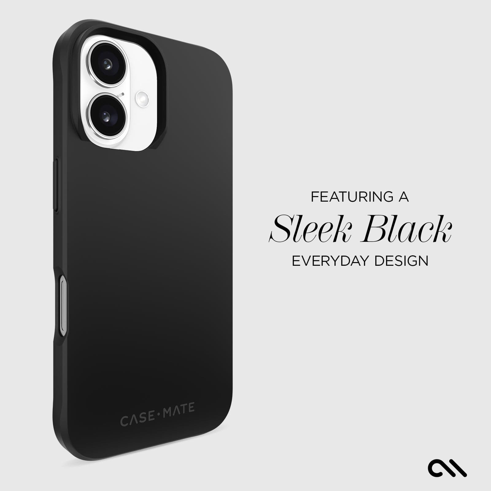 CASE-MATE Phone Cases Tough Black MagSafe coque iPhone 16 noire