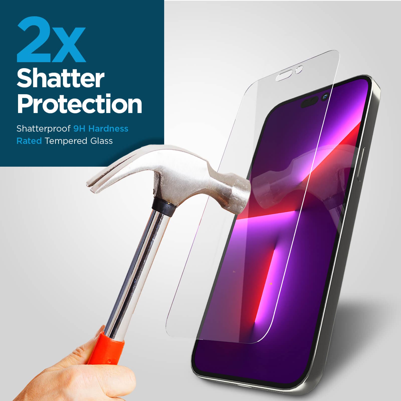 CASE-MATE Screen Protectors Glass Screen Protector verre trempé iPhone 14 Pro Max transparent