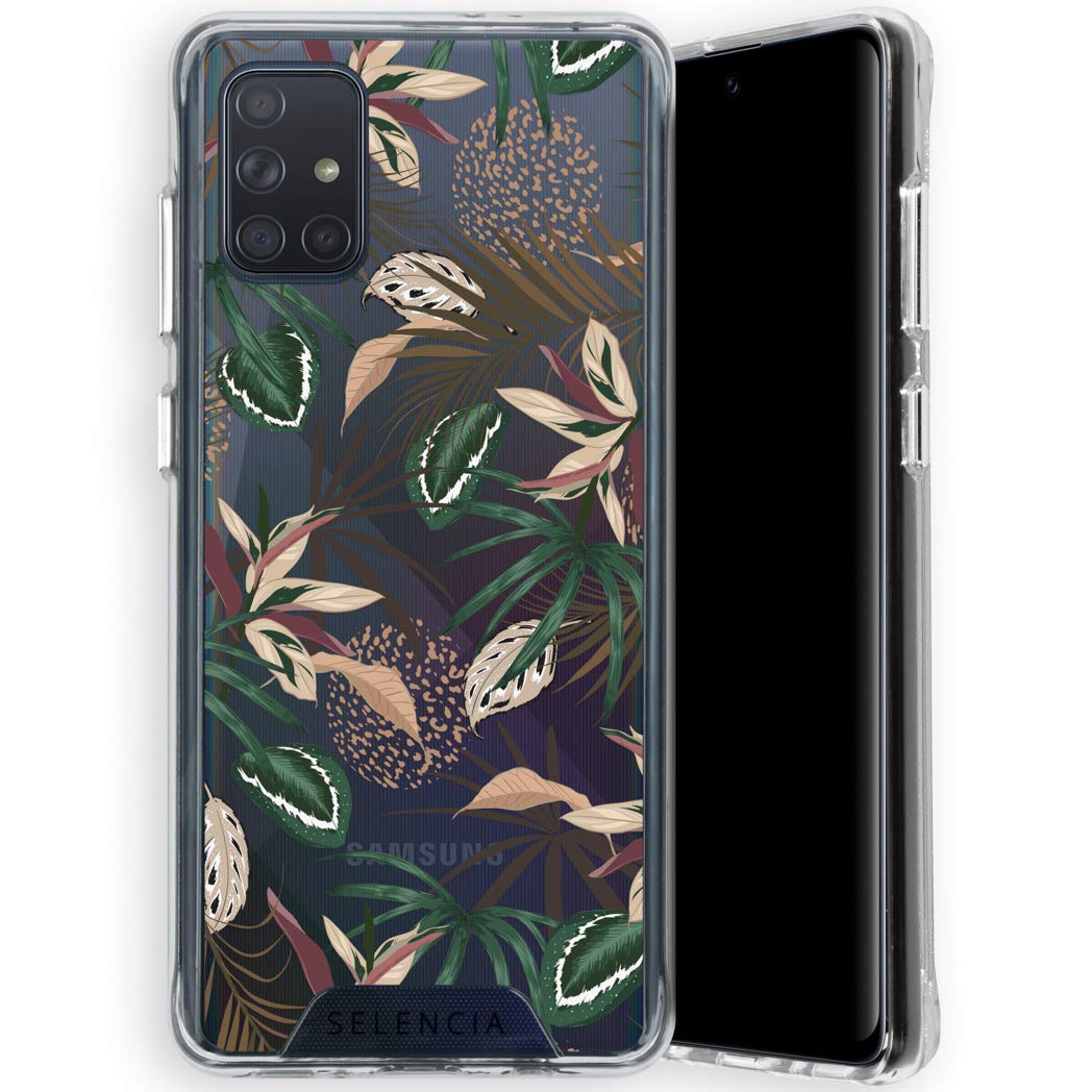 SELENCIA Zarya Feathers coque Galaxy A50 motif jungle