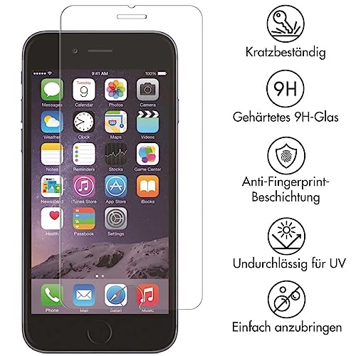 SELENCIA Protection d’écran iPhone SE 2022/2020 verre trempé 9H