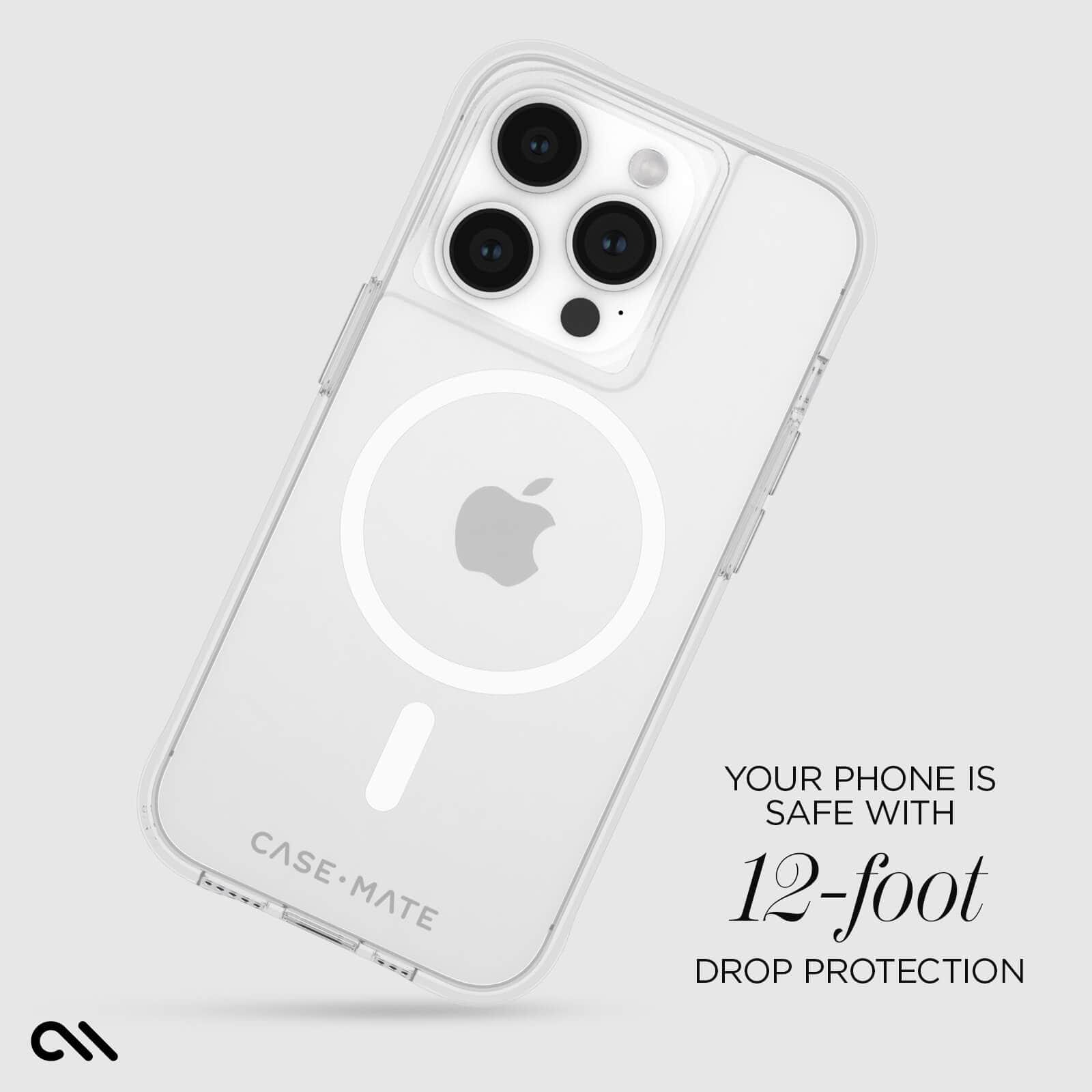 CASE-MATE Tough Clear MagSafe iPhone 15 Pro coque transparente