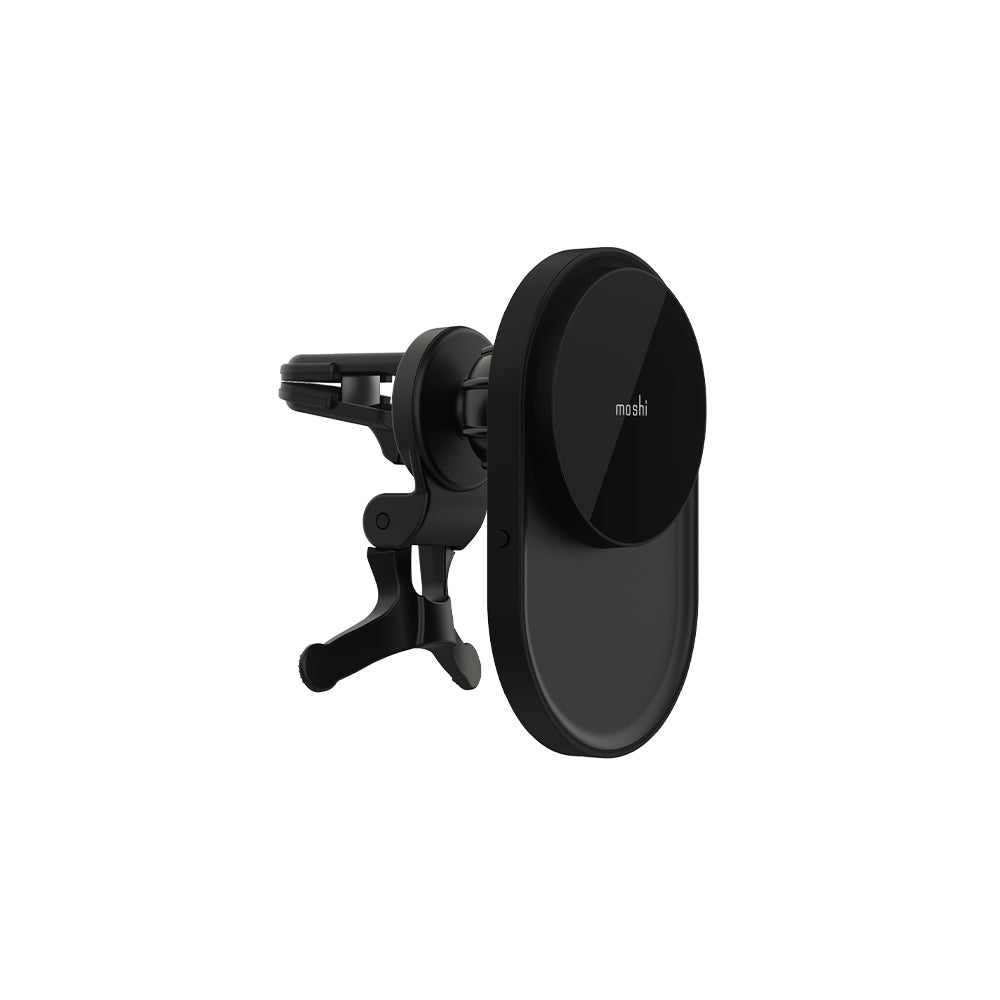 MOSHI Chargers Qi2 Magnetic Wireless Car Charger chargeur voiture sans fil 15 W noir brume