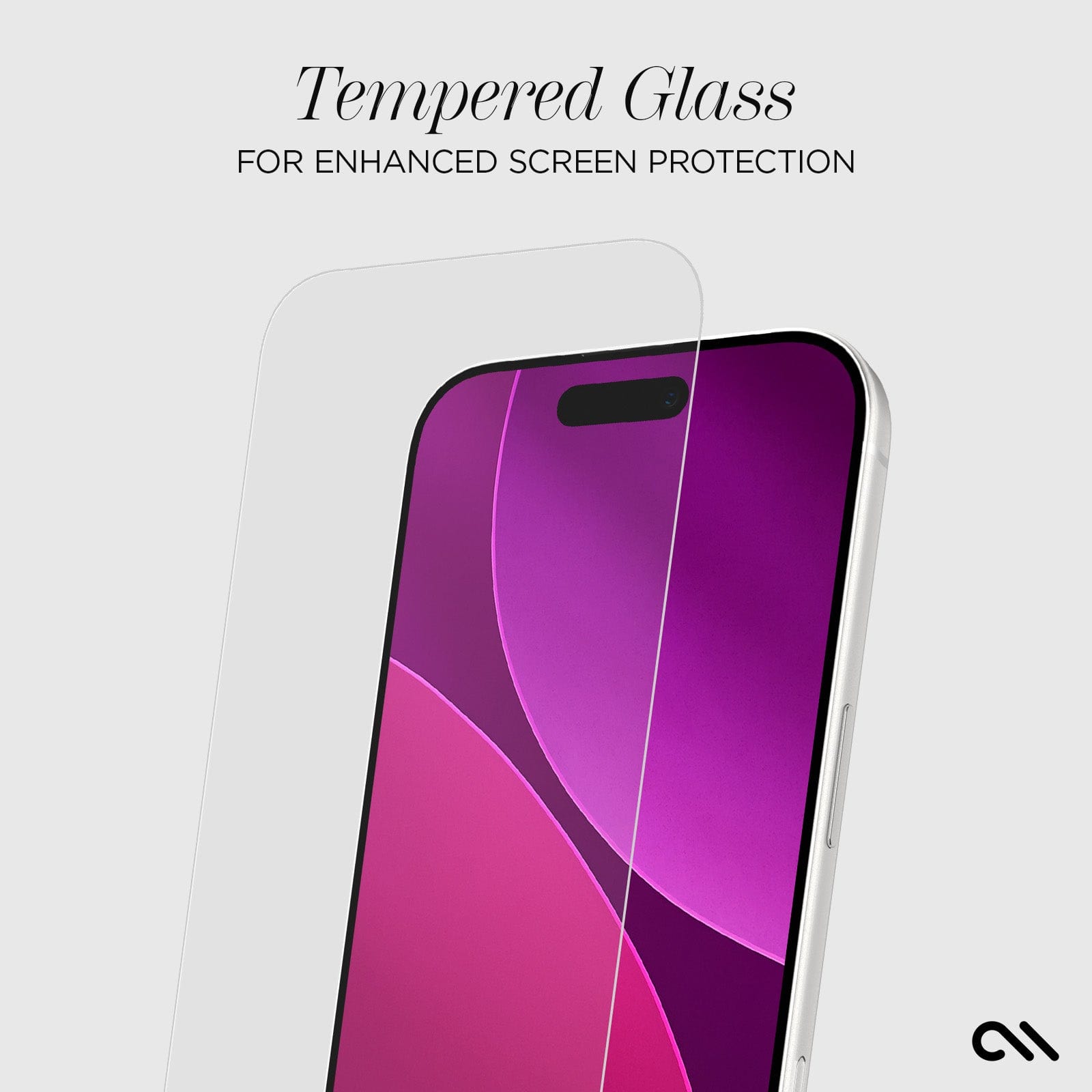 CASE-MATE Screen Protectors Easy Apply Glass Screen Protector verre iPhone 17 3 pièces