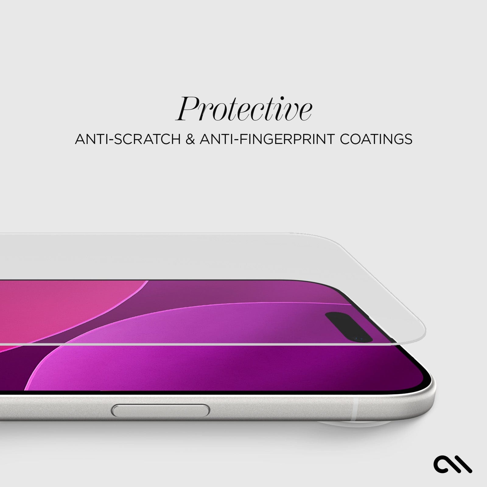 CASE-MATE Screen Protectors Easy Apply Glass Protection d’écran iPhone Air 3 pièces transparente