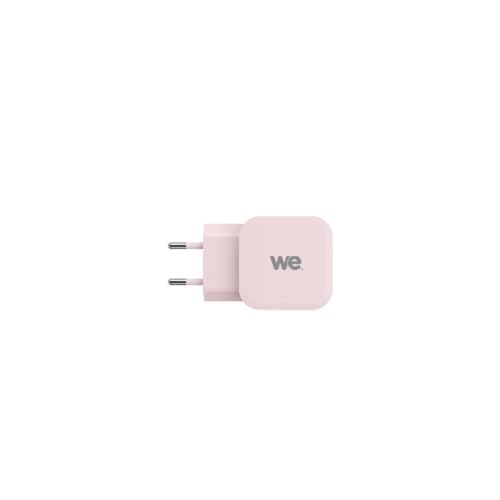 WE WE POP Pack chargeur secteur USB-C + câble USB-C/Lightning rose 20 W