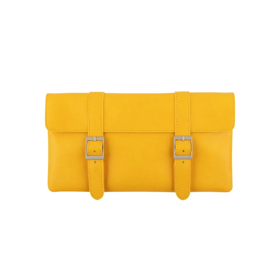 MOSHI Treya Clutch Crossbody sac bandoulière orange vermillon compact