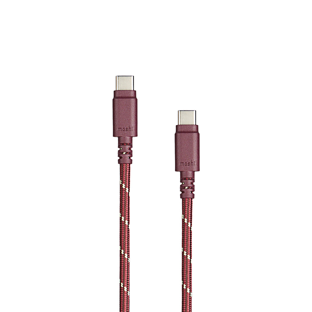 Moshi Cables and Adapters Integra 240W USB-C to USB-C Cable with Slim Connector câble USB-C 2 m bleu nuit