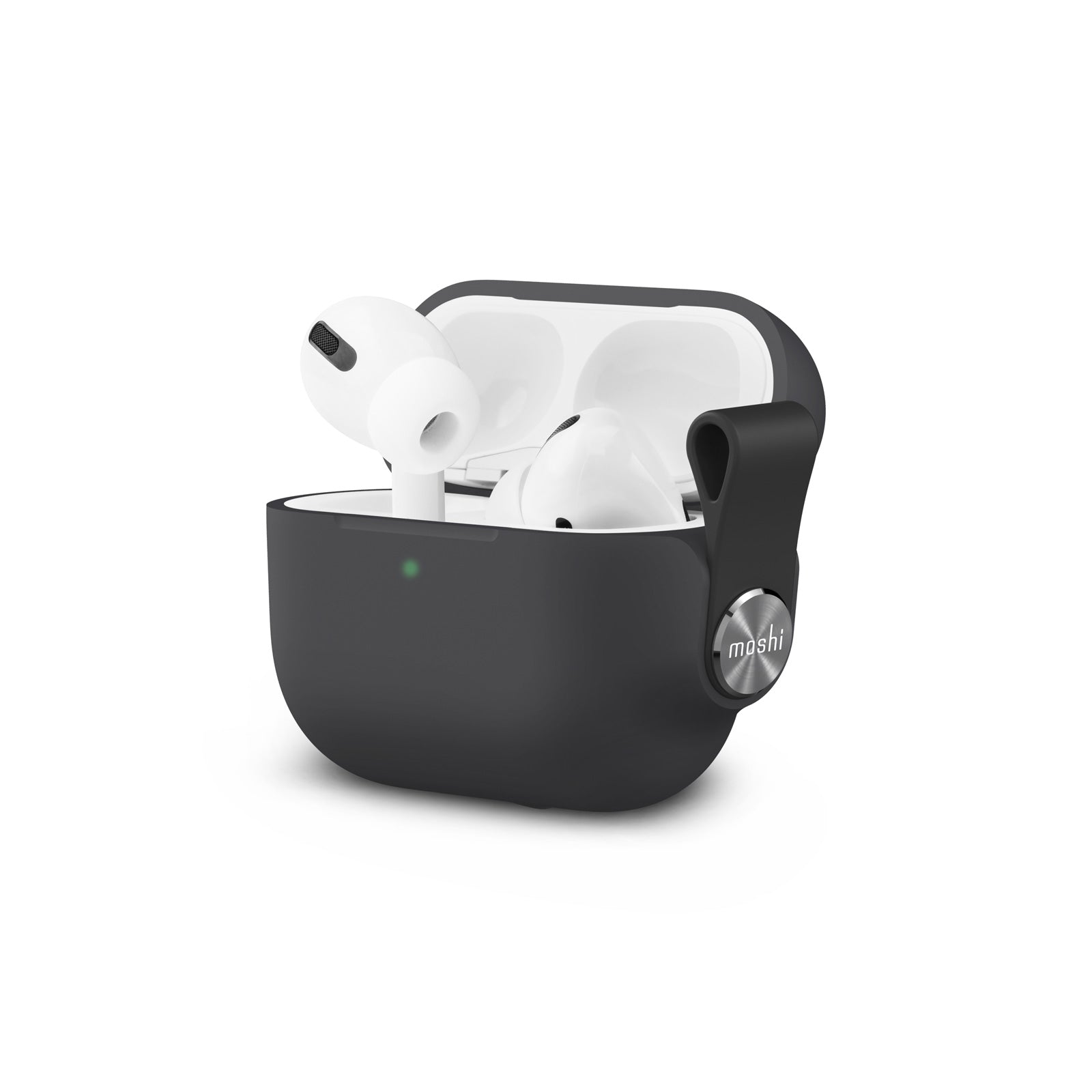 Moshi Cases Pebbo Protective Case for AirPods coque AirPods Pro 2 beige, charge sans fil