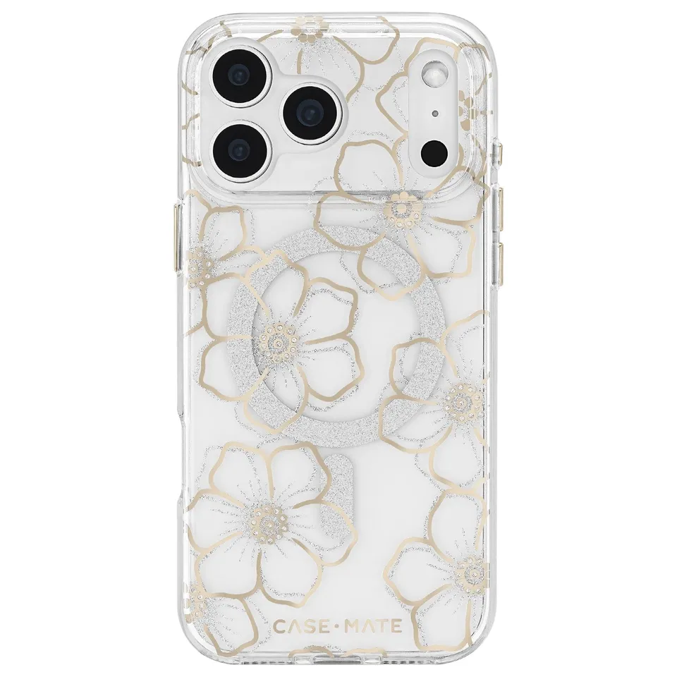 CASE-MATE Phone Cases Floral Gems MagSafe iPhone 17 Pro Max coque à fleurs
