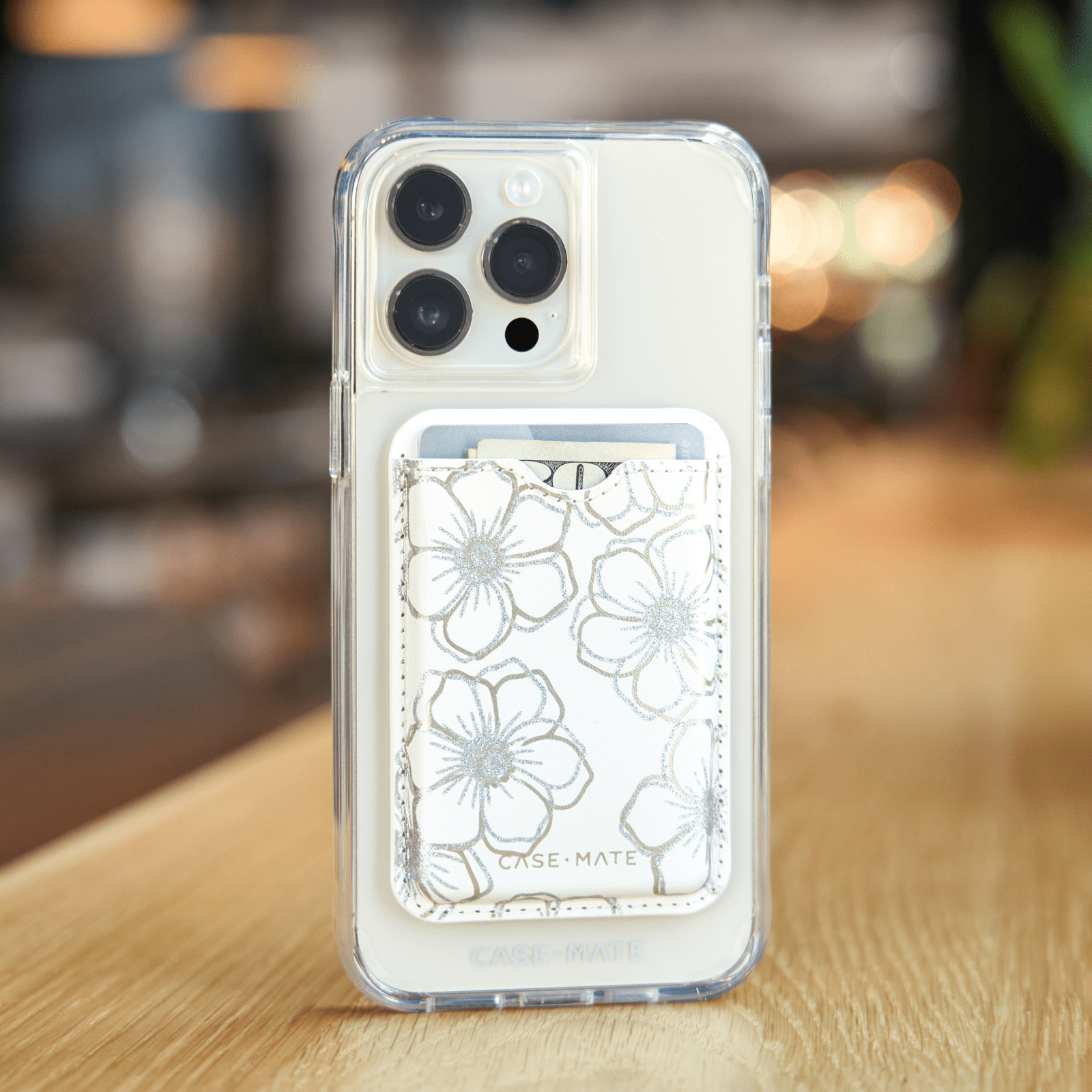 CASE-MATE MagSafe Accessories Floral Gems MagSafe Wallet portefeuille magnétique