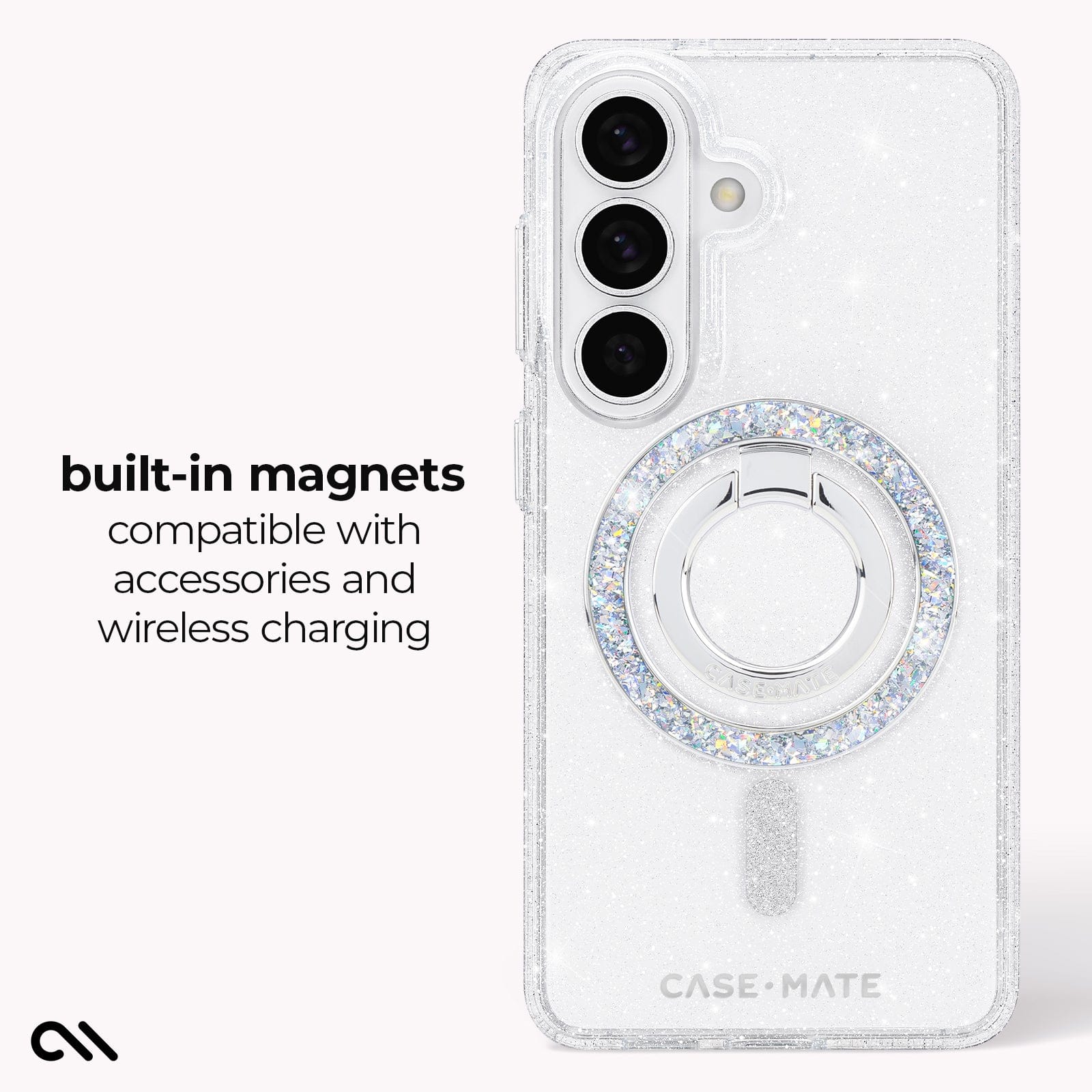 CASE-MATE Phone Cases Sheer Twinkle Silver coque argentée
