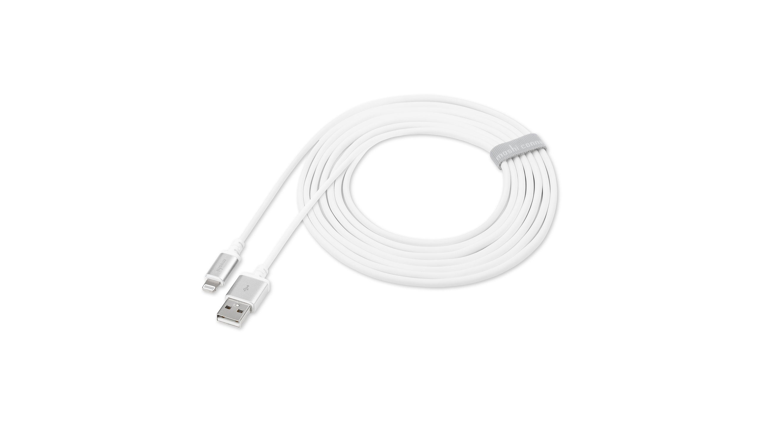 MOSHI Cables and Adapters USB-A to Lightning Charge & Sync Cable câble 3 m noir