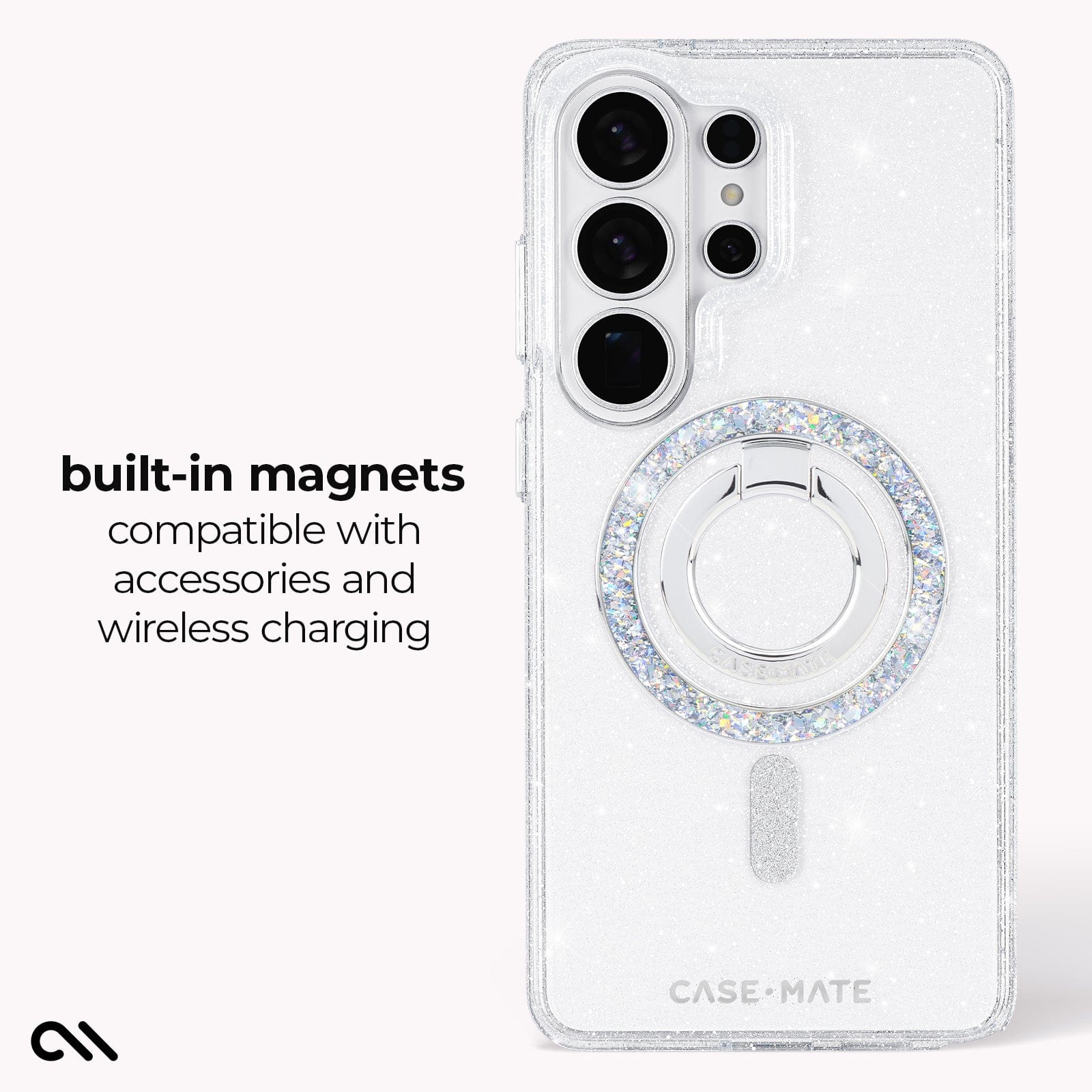CASE-MATE Phone Cases Sheer Twinkle Galaxy S26 Ultra coque argent