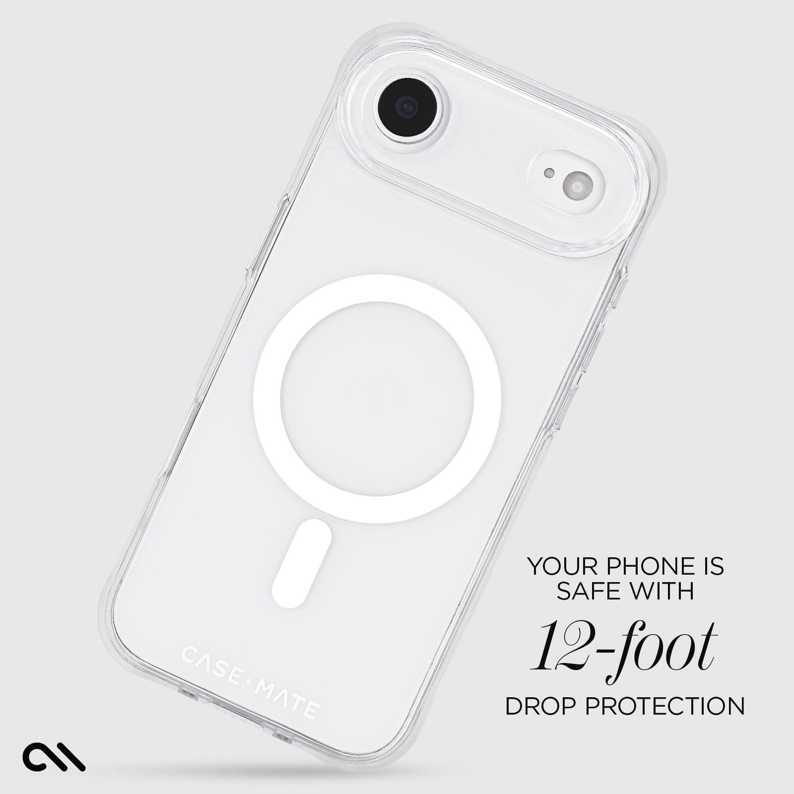CASE-MATE Phone Cases Tough Clear MagSafe coque iPhone Air transparente