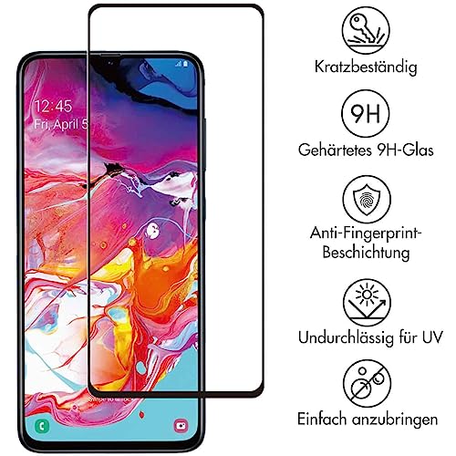 SELENCIA Protection d'écran en verre trempé Samsung Galaxy A71, 9H