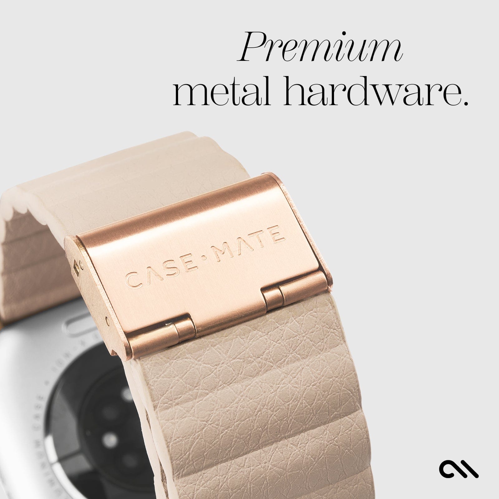CASE-MATE Apple Watch Bands & Bumpers Signature Ridge Band bracelet Apple Watch beige 39-42 mm