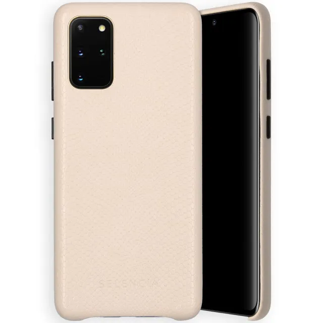SELENCIA Gaia coque arrière iPhone 11 blanc aspect serpent