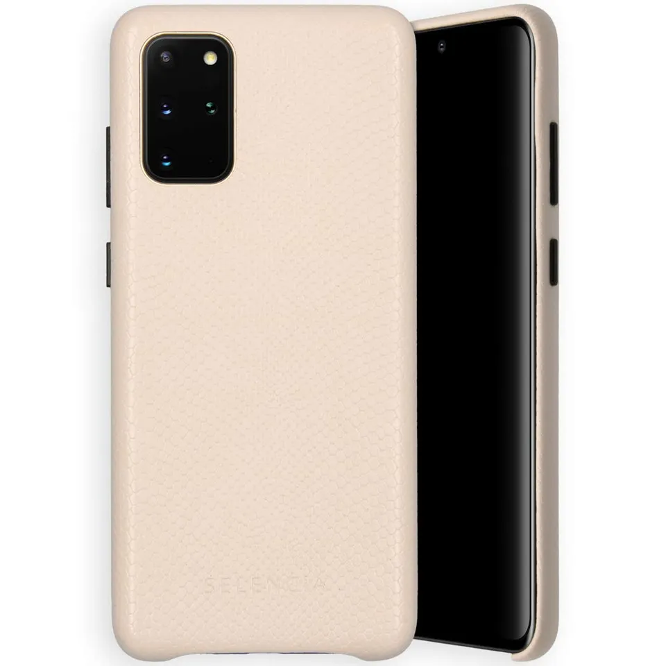 SELENCIA Gaia coque arrière iPhone 11 blanc aspect serpent