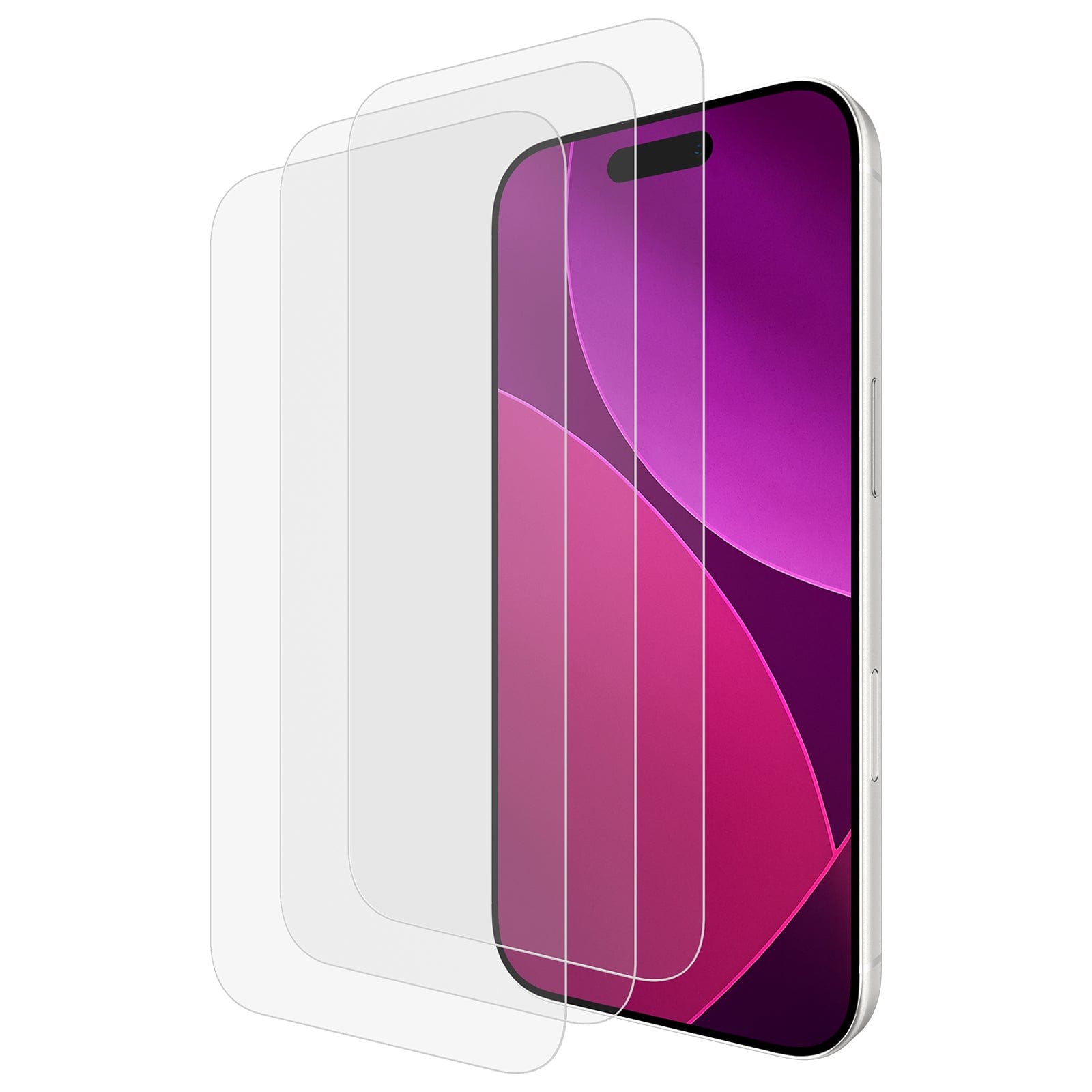 CASE-MATE Screen Protectors Easy Apply Glass verre trempé 3 pièces transparent haute clarté