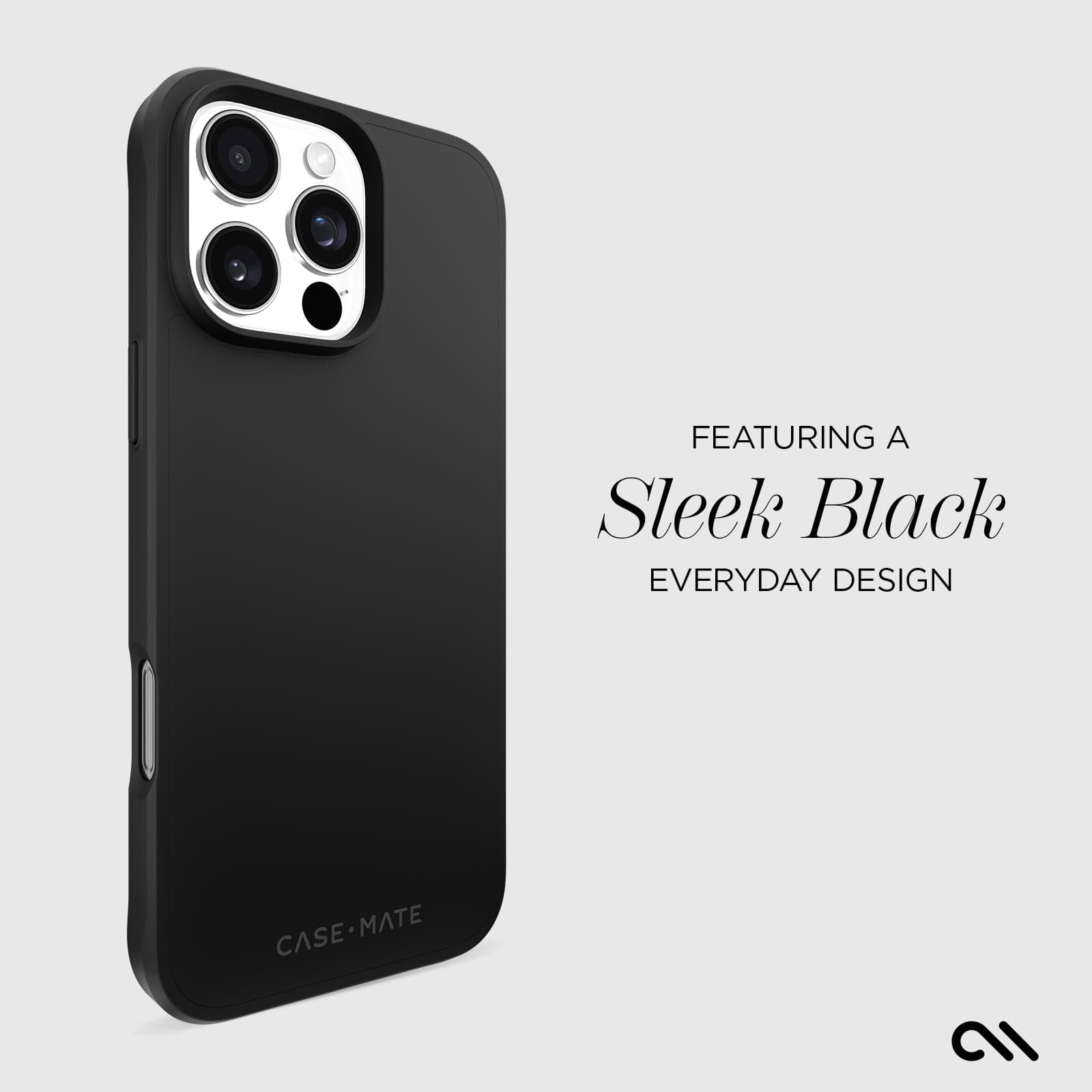 CASE-MATE Phone Cases Tough Black MagSafe coque iPhone 16 Pro Max noire antichoc