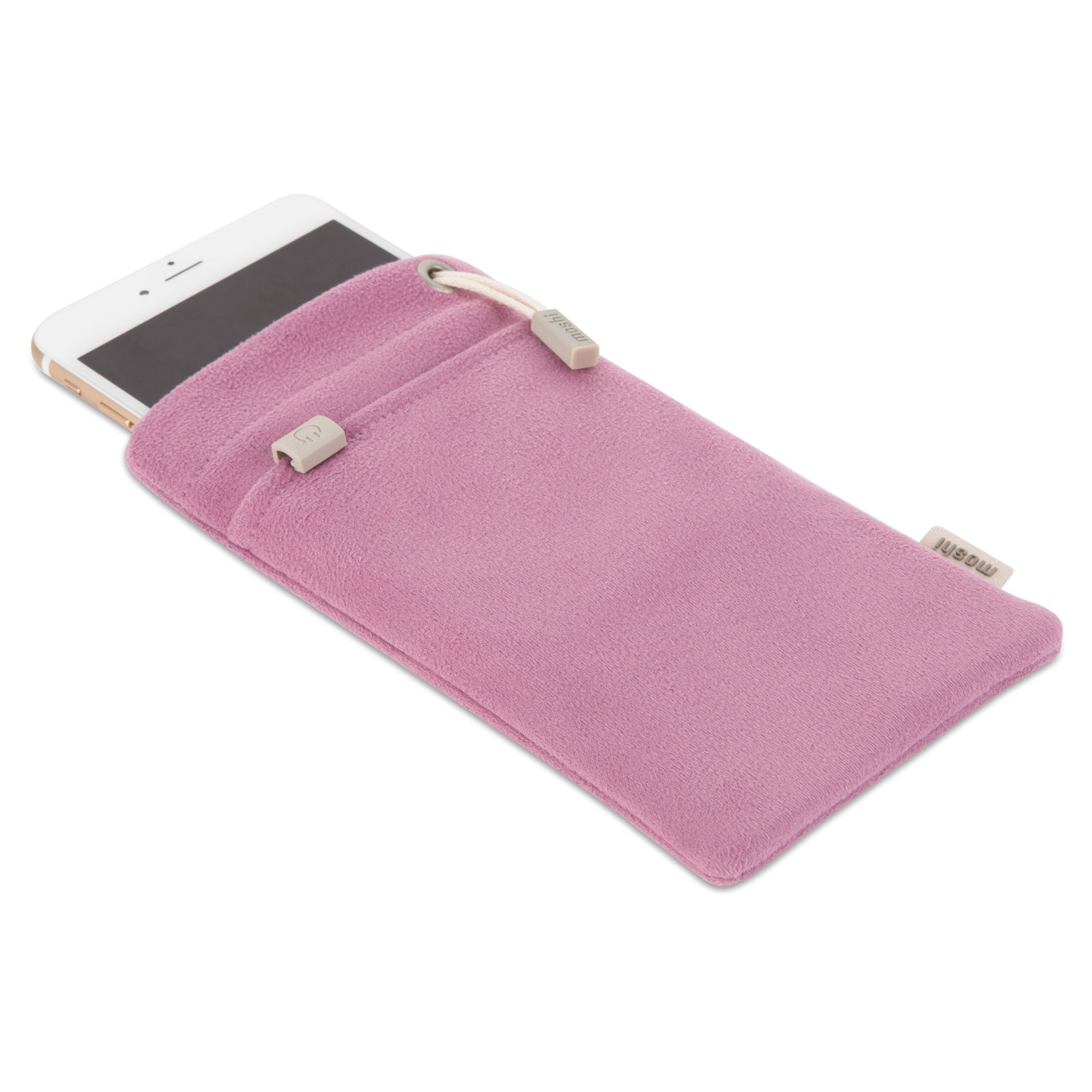 Moshi Sleeves iPouch Plus étui téléphone rose microfibre