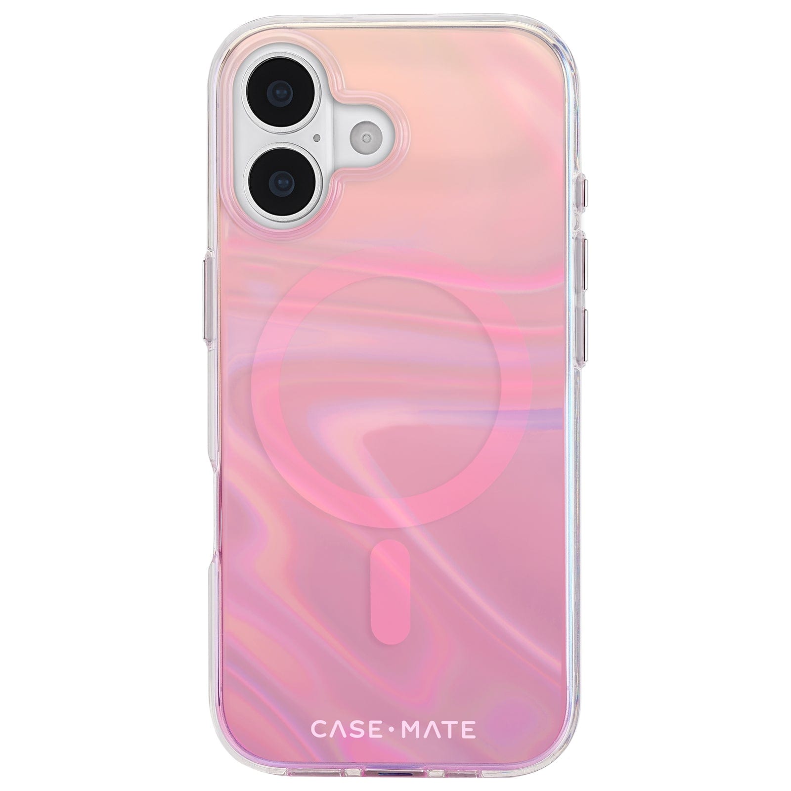 CASE-MATE Phone Cases Peach Soap Bubble MagSafe coque iPhone 17 irisée