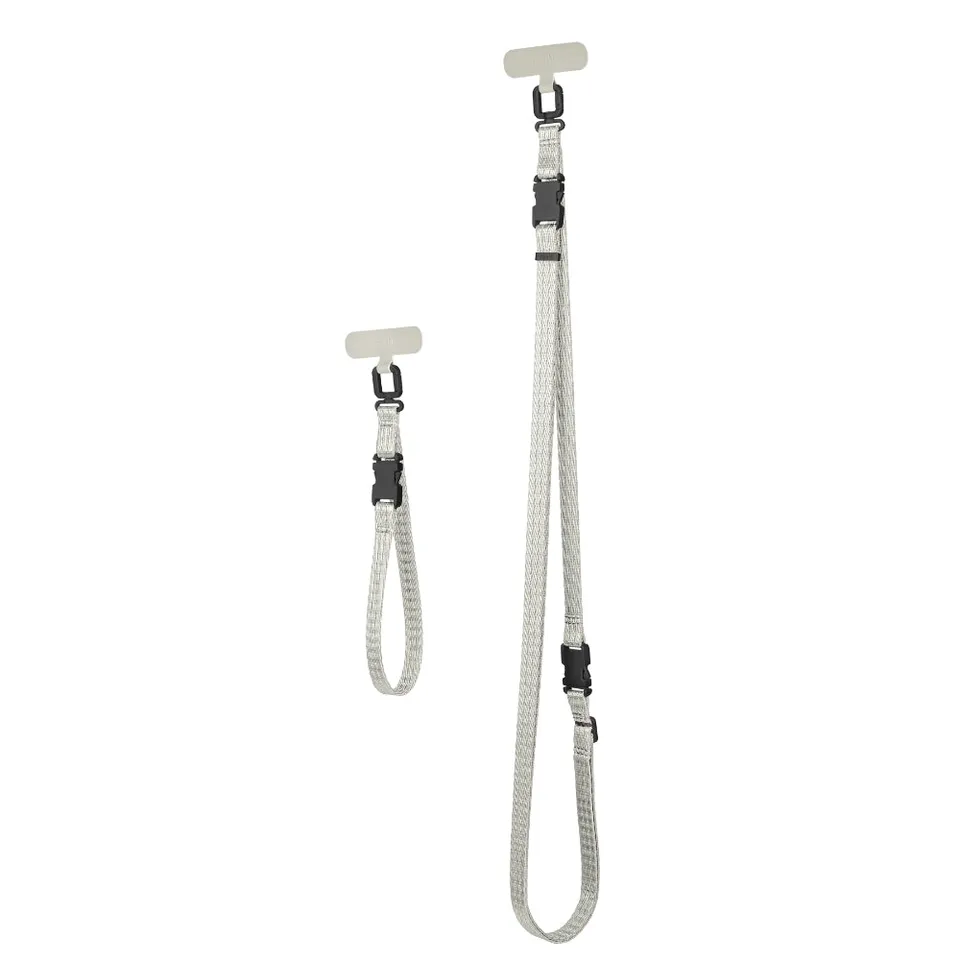 Moshi Accessories 2-in-1 Wrist & Crossbody Strap sangle téléphone blanc brume