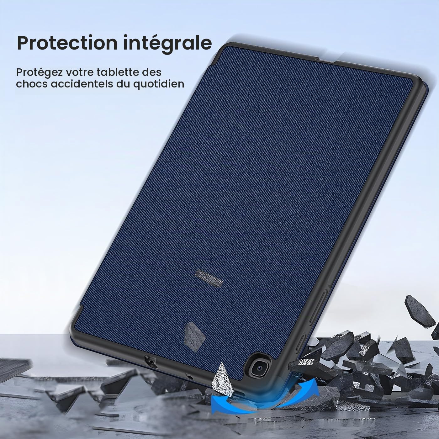 Dux Ducis Domo Series coque Samsung Galaxy Tab S6 Lite 10,4 pouces bleu