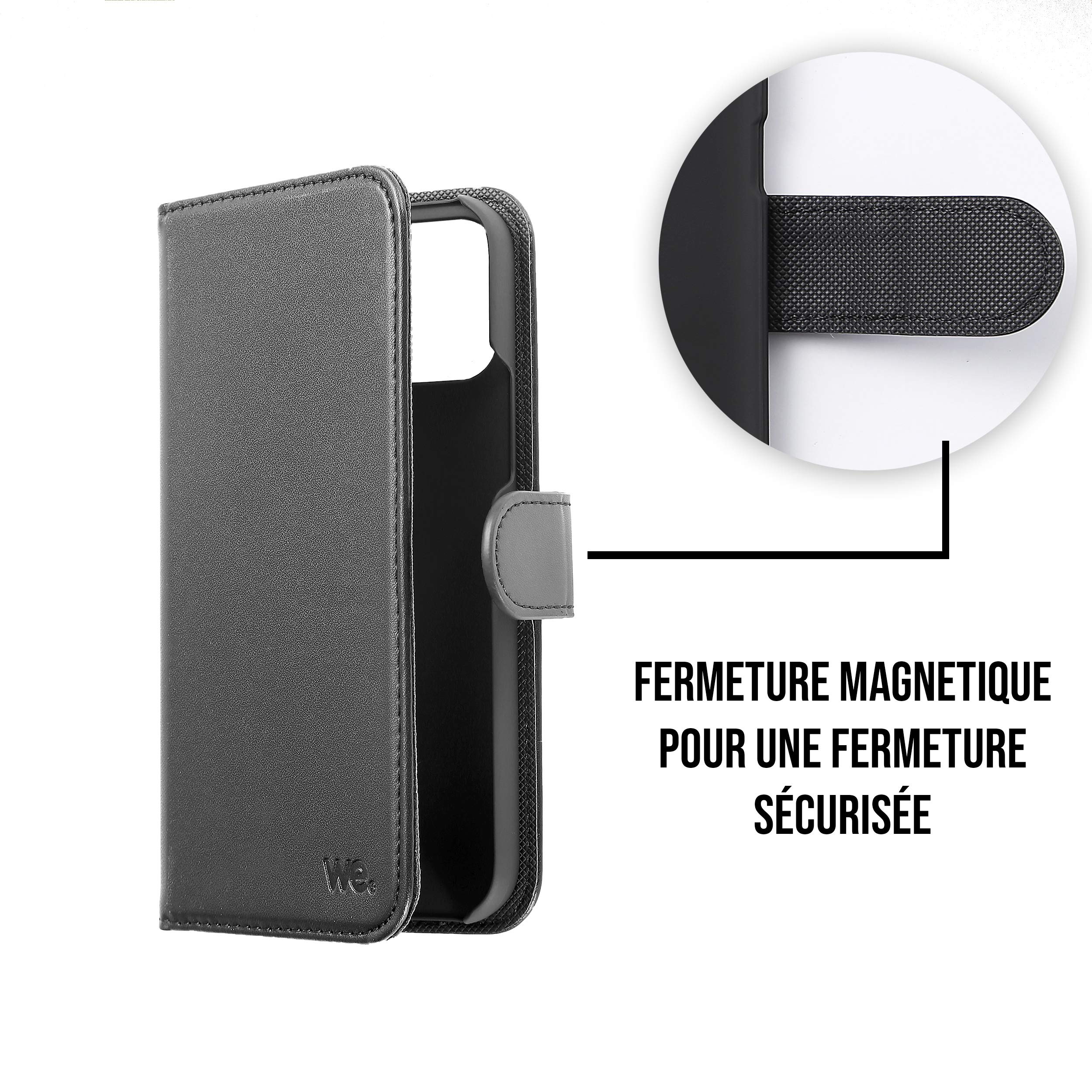 WE Accessoires Smartphone Galaxy S20 Plus étui portefeuille fin