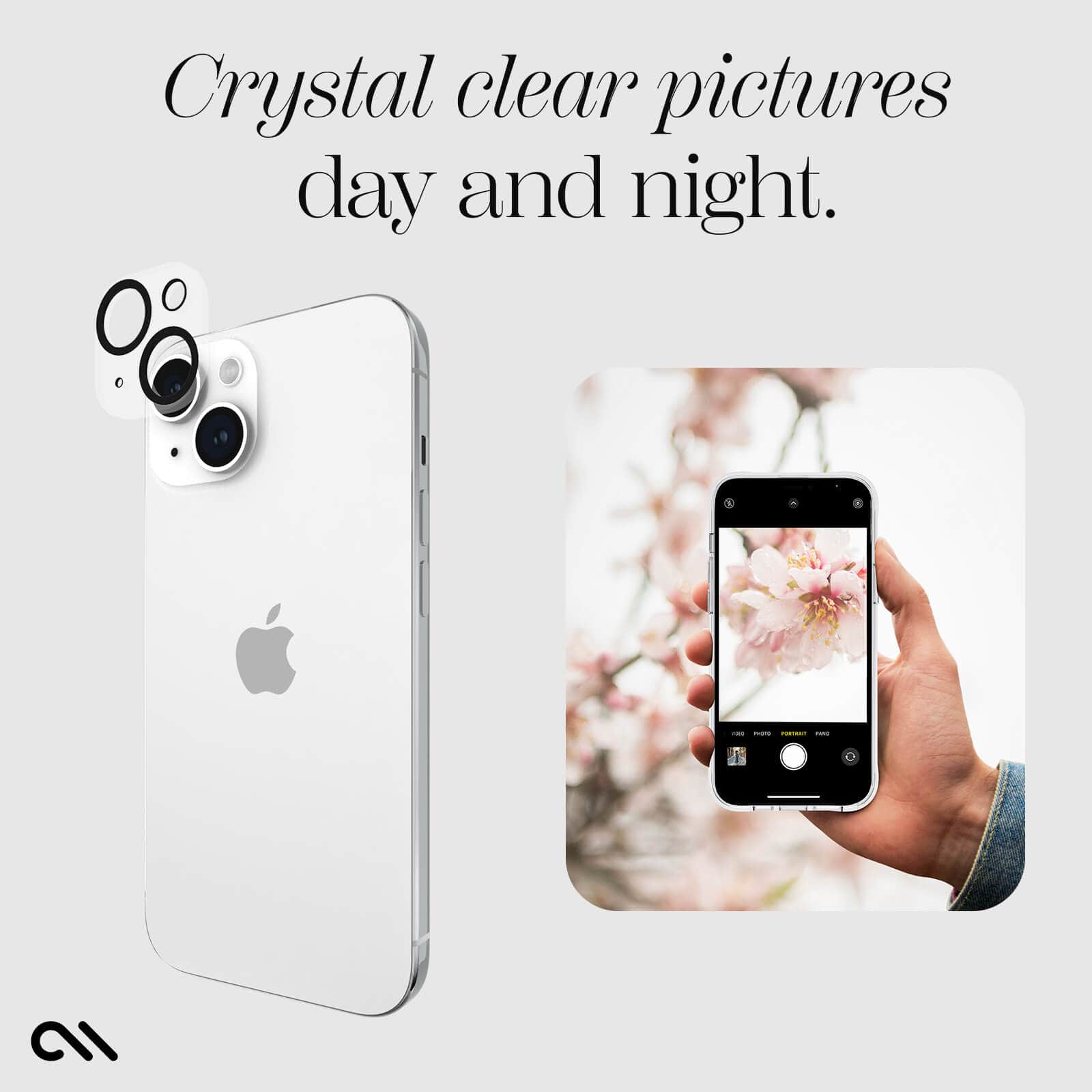 CASE-MATE Lens Protectors Glass Camera Lens Protector iPhone 15 / 15 Plus verre transparent