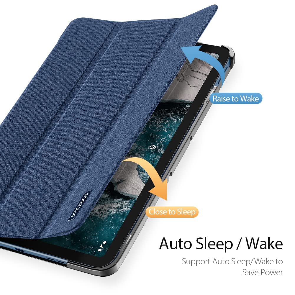 Dux Ducis Domo Series coque Nokia T20 2021 bleue support