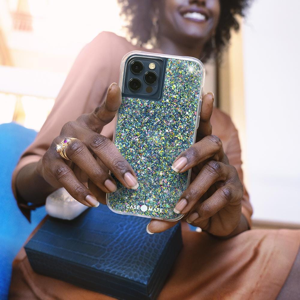 CASE-MATE Phone Cases Twinkle (Confetti) coque iPhone 12 Pro Max paillettes multicolores