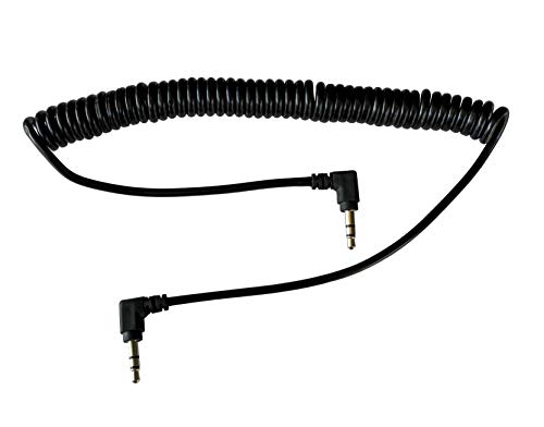 WE Cables Câble auxiliaire Jack 3,5 mm mâle mâle coudé 2 m noir