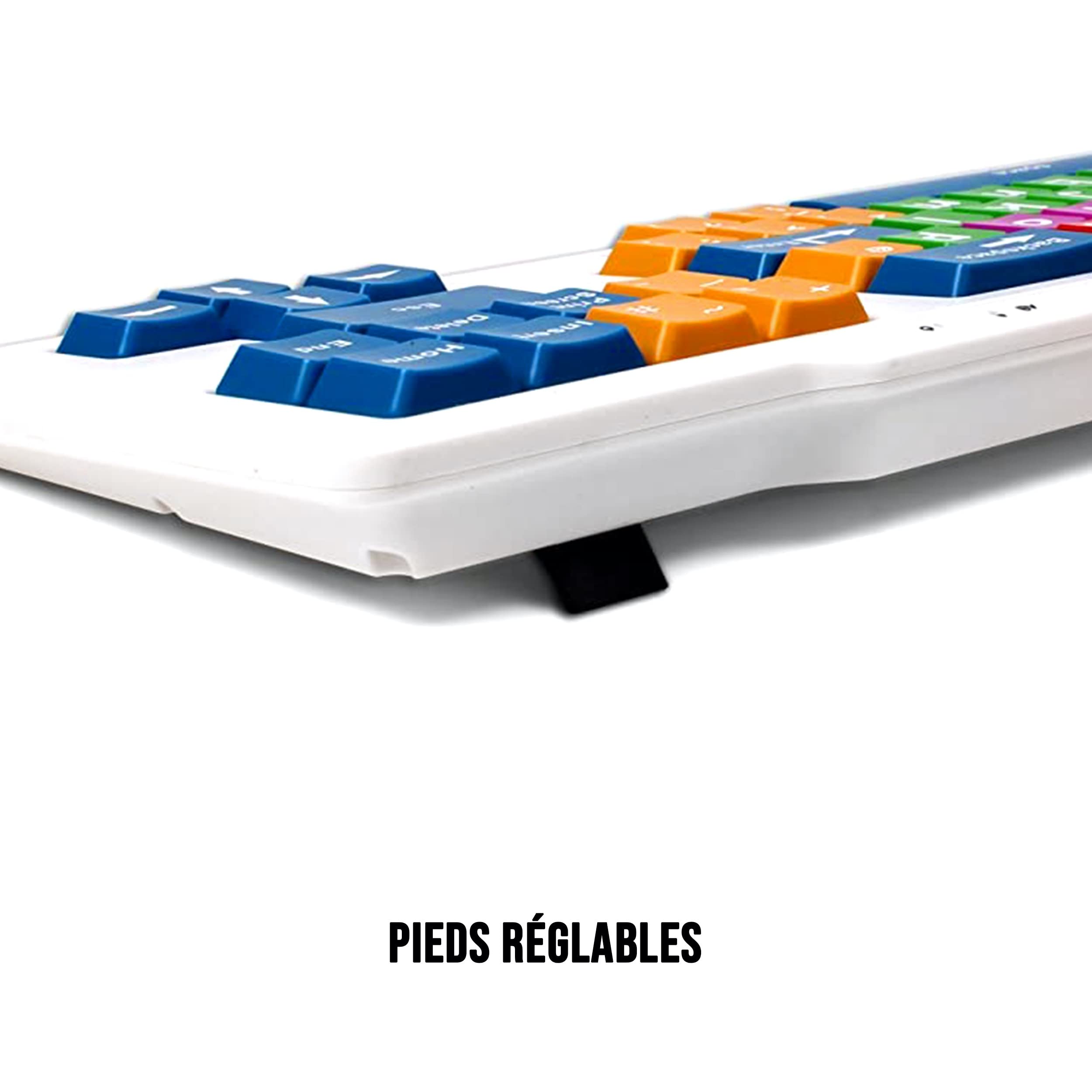 WE Informatique Wekcla clavier AZERTY enfant 84 touches USB