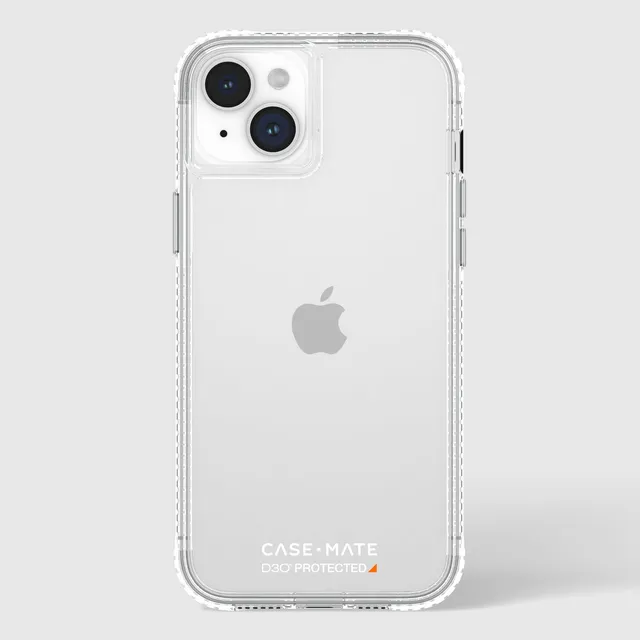 CASE-MATE Phone Cases Tough D3O® Clear coque iPhone 15 Plus transparente antichoc