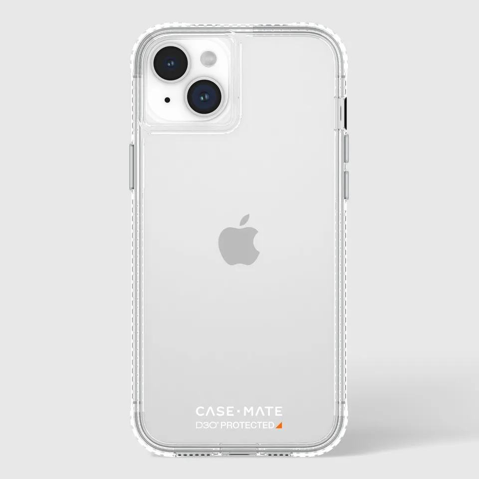 CASE-MATE Phone Cases Tough D3O® Clear coque iPhone 15 Plus transparente antichoc