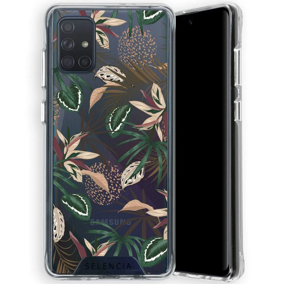 SELENCIA Zarya Feathers coque Galaxy A50 motif jungle