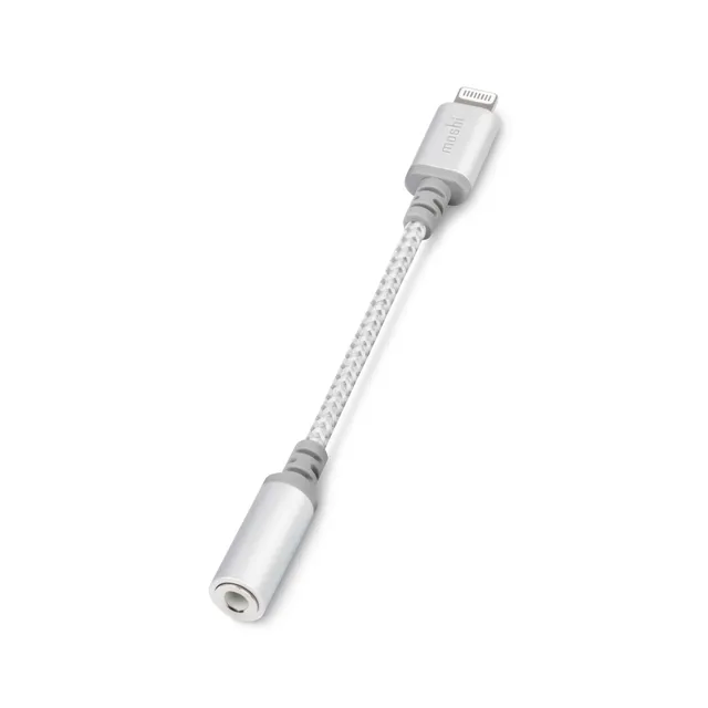 Moshi Cables and Adapters Integra™ Lightning to 3.5 mm Headphone Jack Adapter adaptateur audio Jet Silver