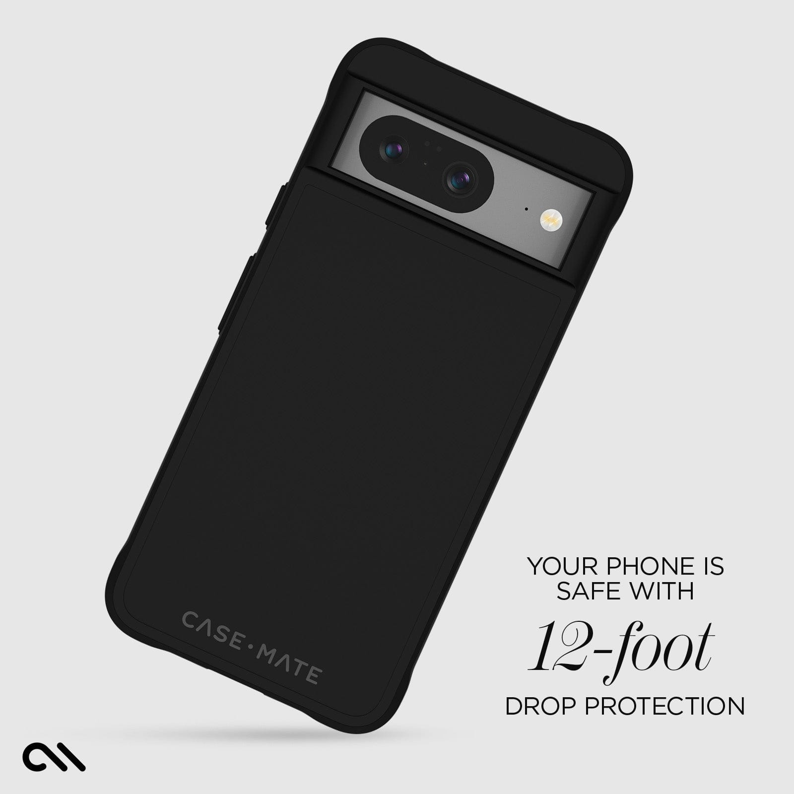 CASE-MATE Phone Cases Tough Black coque Pixel 8 noire