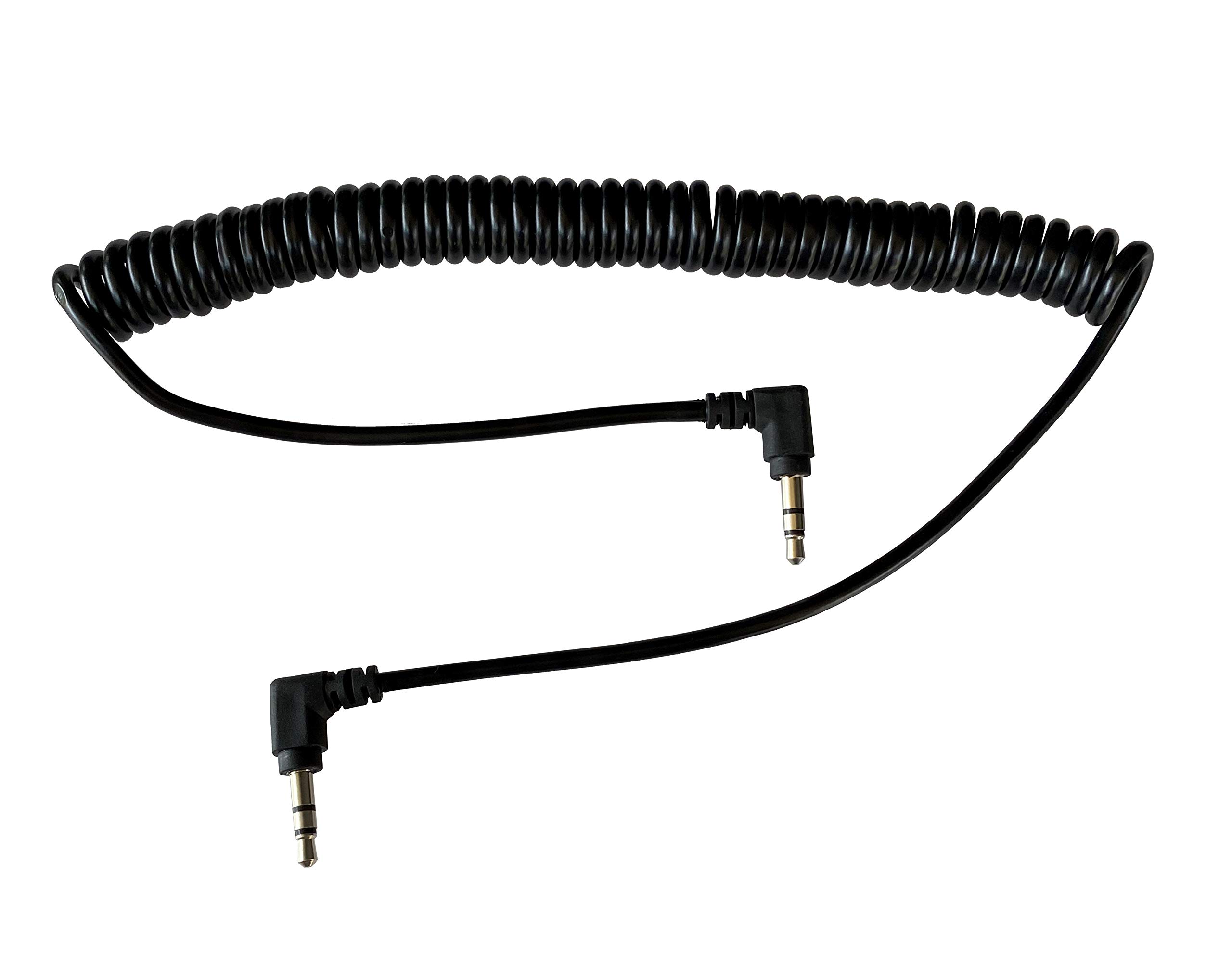 WE Cables Câble auxiliaire Jack 3,5 mm mâle mâle coudé 2 m noir