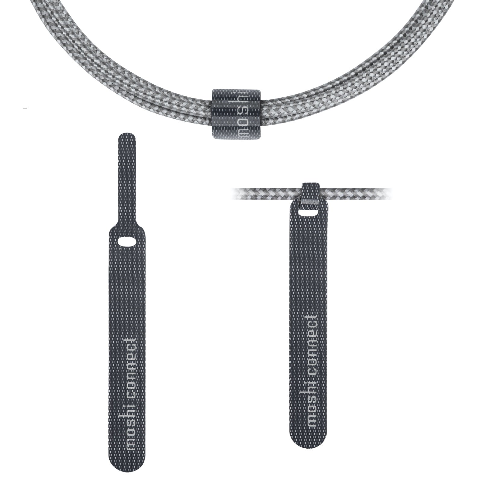MOSHI Cables and Adapters Integra USB-C to Lightning Cable with 90-degree Cable câble 1,5 m gris certifié MFi
