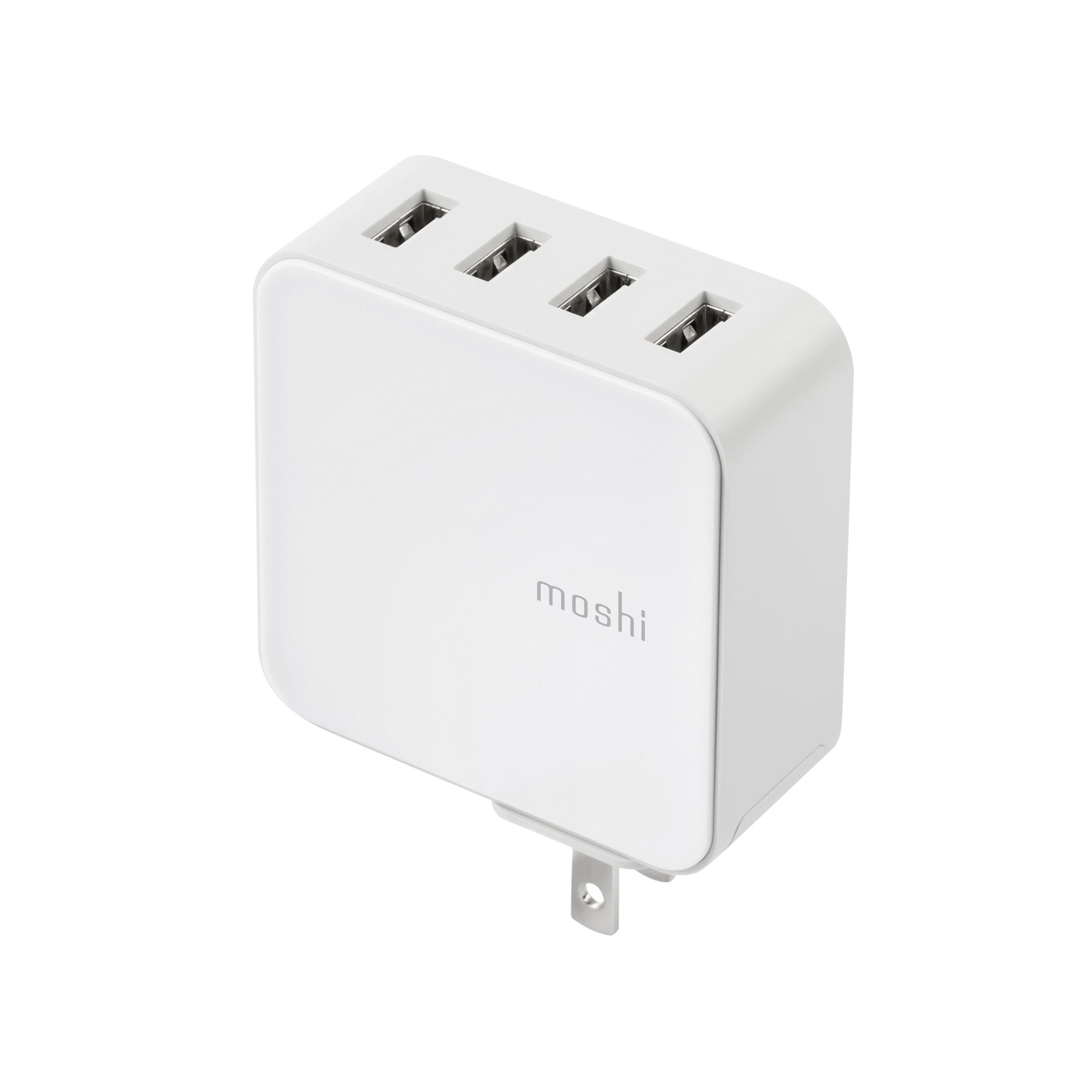 MOSHI Chargers ProGeo 4-Port USB-A Travel Charger chargeur USB 35 W EU 4 ports compact