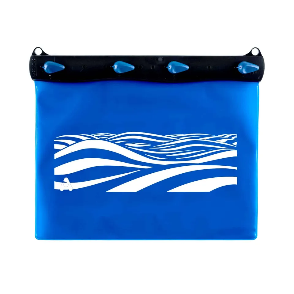 Aquapac Travel, Multi-Purpose & Storage Waterproof Shoulder Case Large Blue Wave IPX8