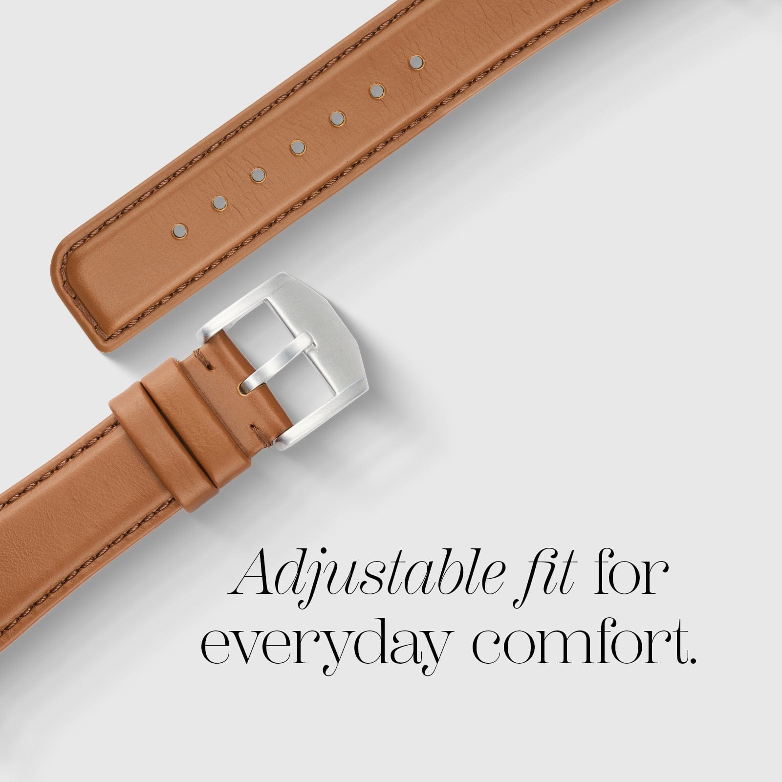 CASE-MATE Apple Watch Bands & Bumpers Signature Leather Band bracelet Apple Watch 39-42 mm cognac cuir